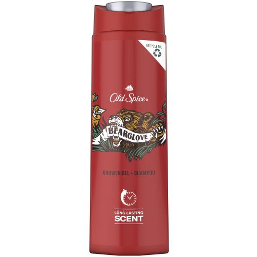 Old Spice Bearglove Shower Gel & Shampoo Ανδρικό Αφρόλουτρο & Σαμπουάν 400ml